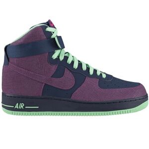 NWOB Air Force 1 High '07 'Brave Blue Cherrywood'